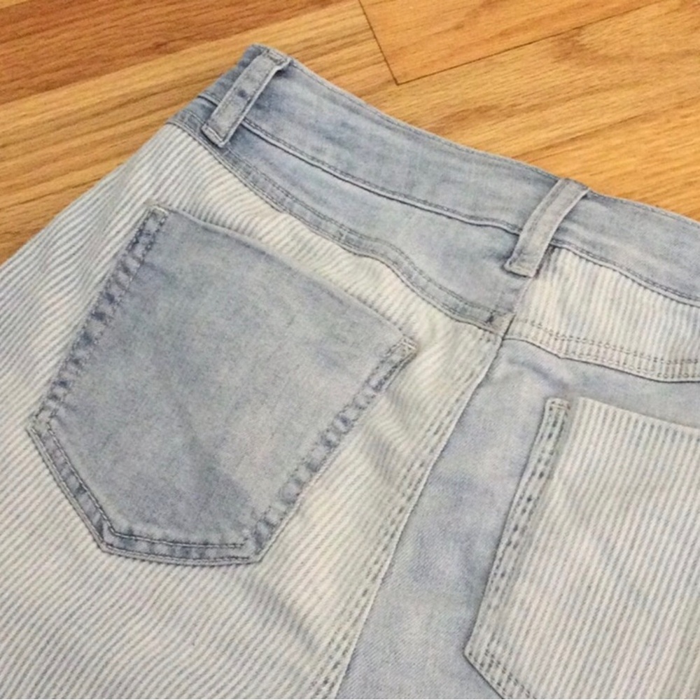 Rewash Blue Distressed Denim Shorts - Picture 7 of 9